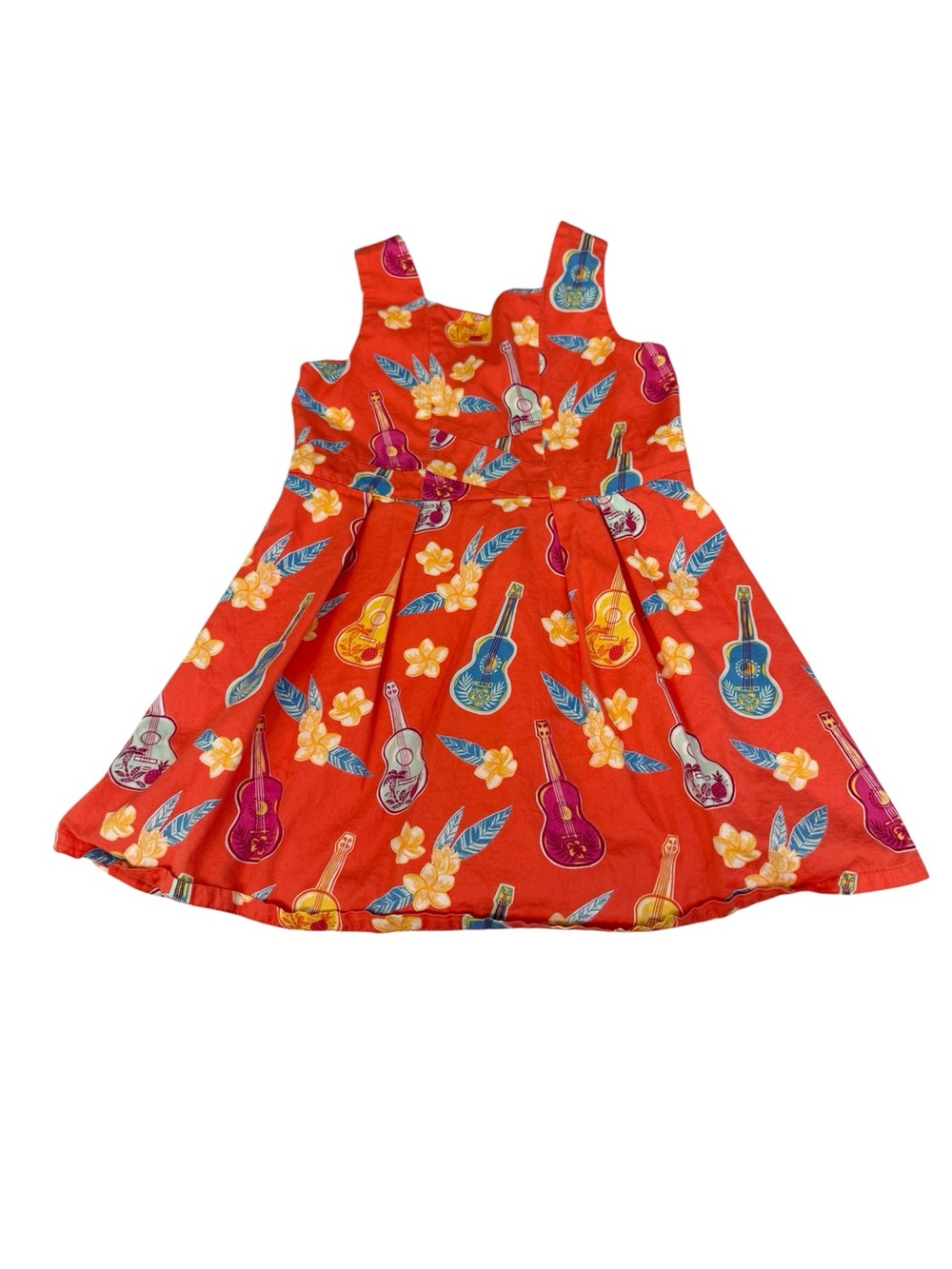 ✨5/$25 genuine kids oshkosh Girls Guitar Music Flower Dress Size 5T